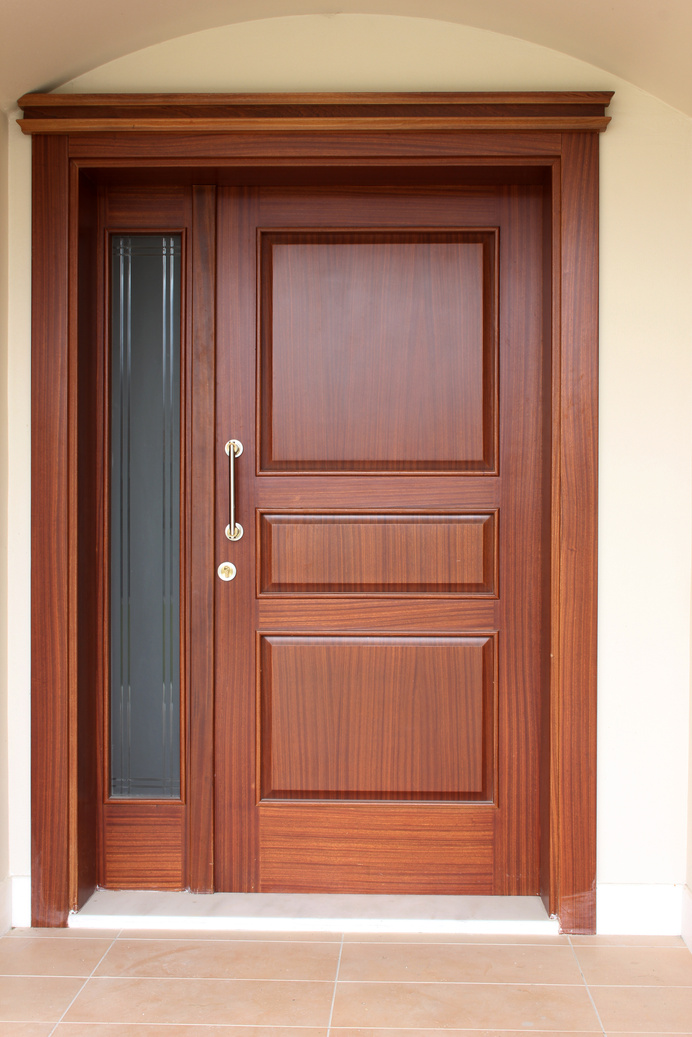 wood door